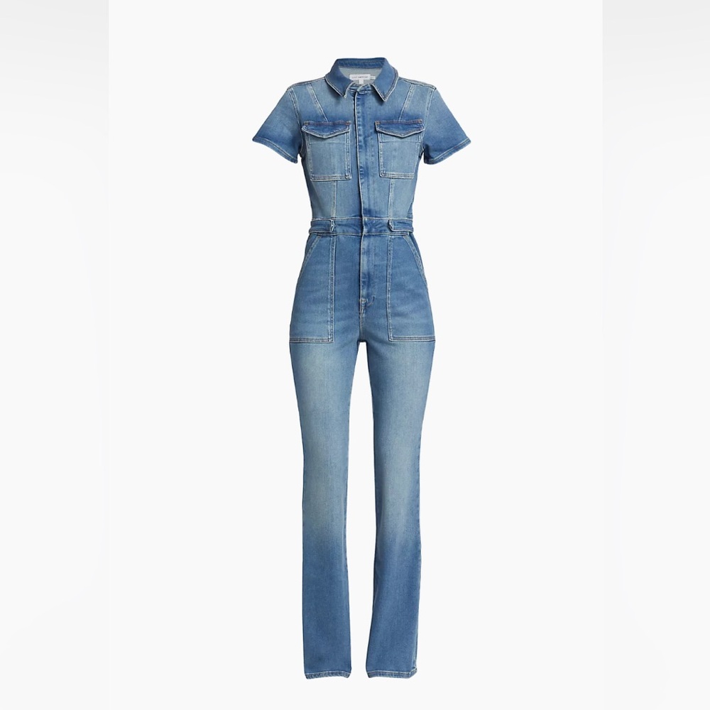 GOOD AMERICAN denim jumpsuit